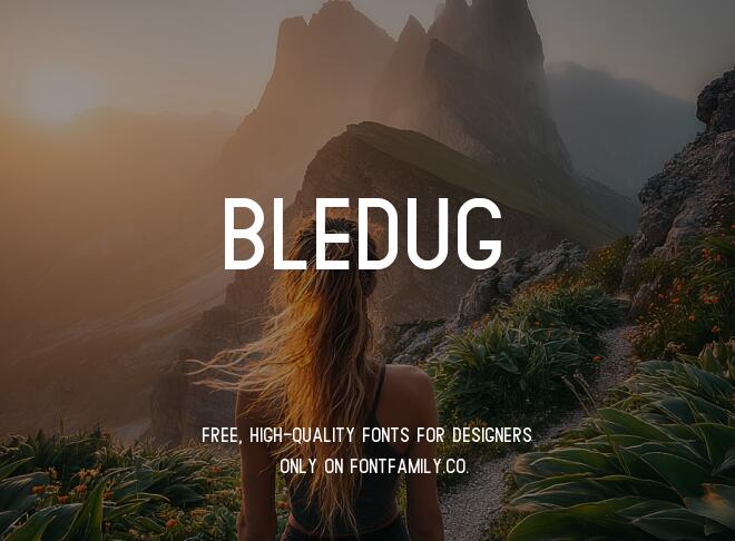 Bledug Font