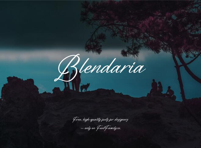 Blendaria Font