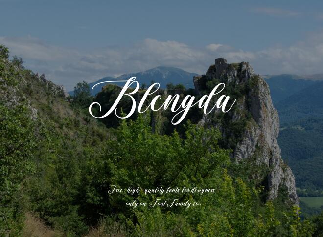Blengda Font