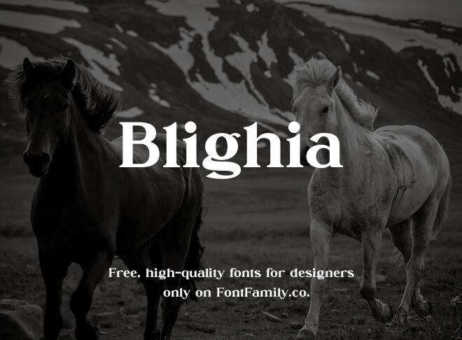 Blighia Font