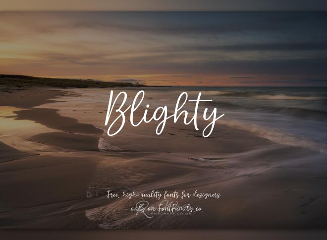 Blighty Font
