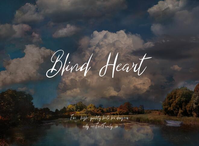Blind Heart Font