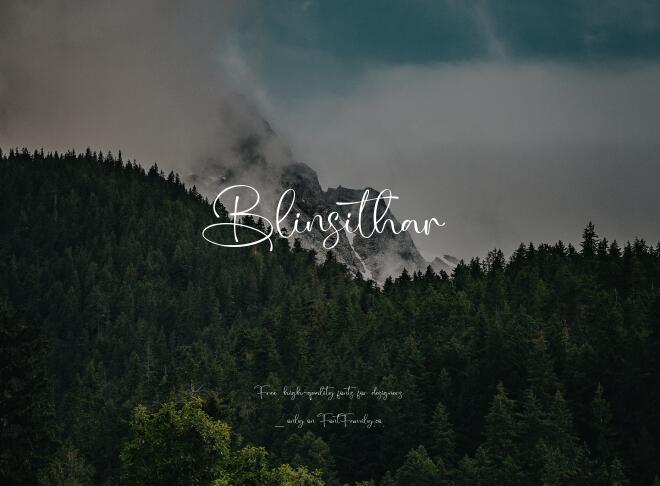 Blinsithar Font
