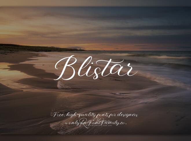 Blistar Font