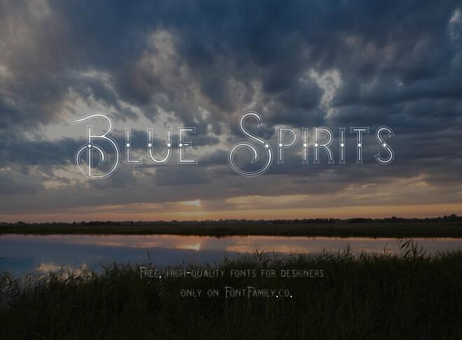 Blue Spirits Font