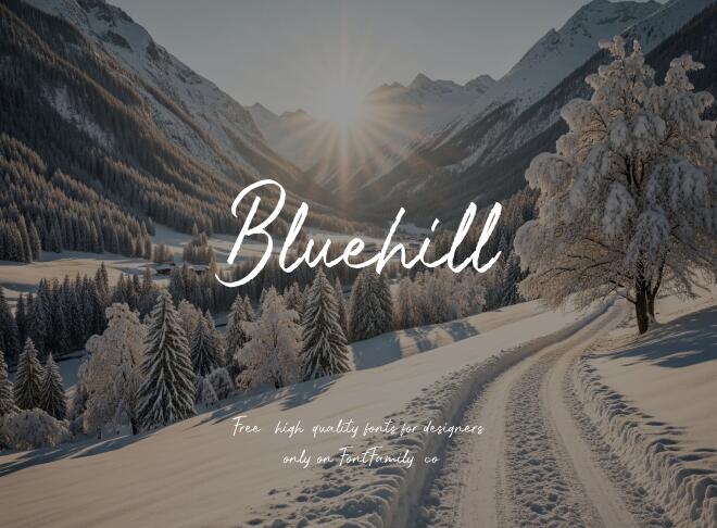 Bluehill Font