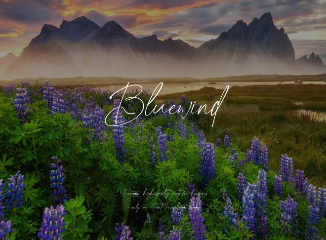 Bluewind Font