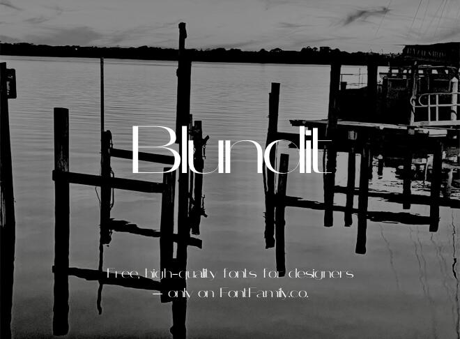 Blundit Font