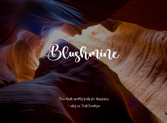 Blushmine Font