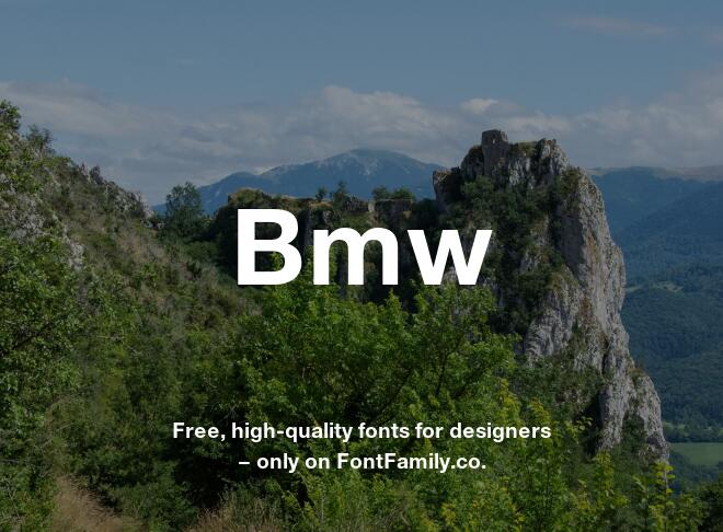 Bmw Font