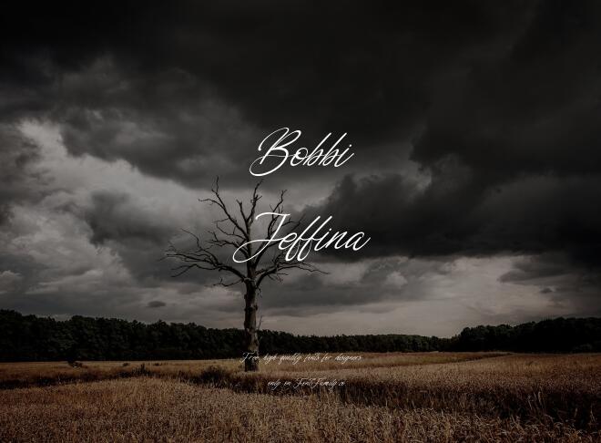 Bobbi Jeffina Font