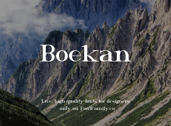 Boekan Font