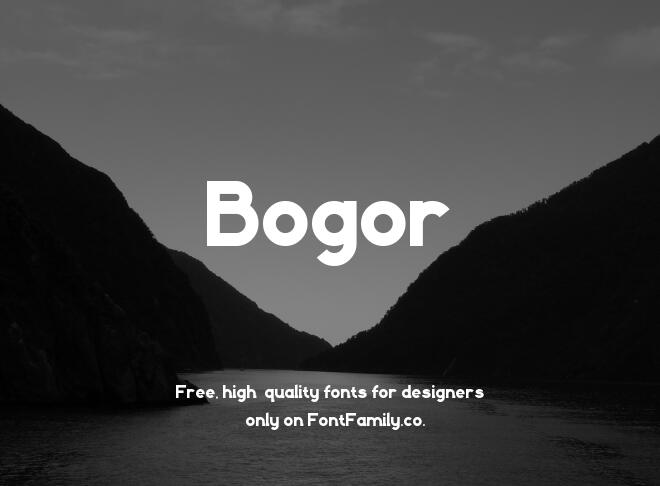 Bogor Font