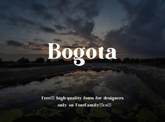 Bogota Font