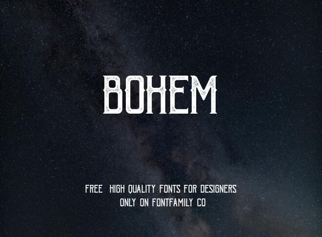 Bohem Font
