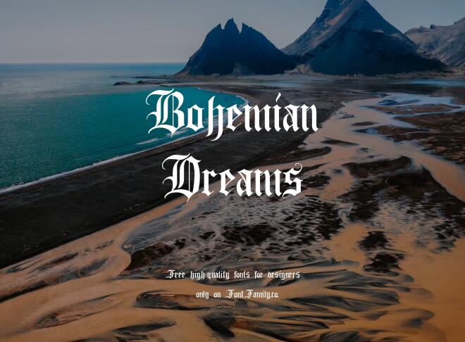Bohemian Dreams Font
