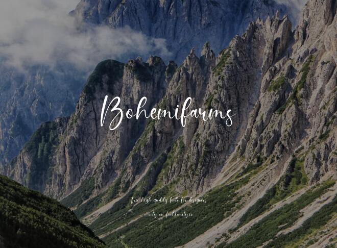 Bohemifarms Font