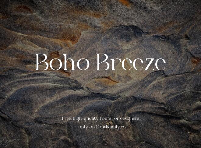 Boho Breeze Font