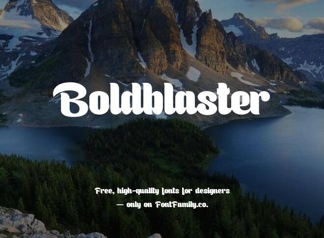 Boldblaster Font