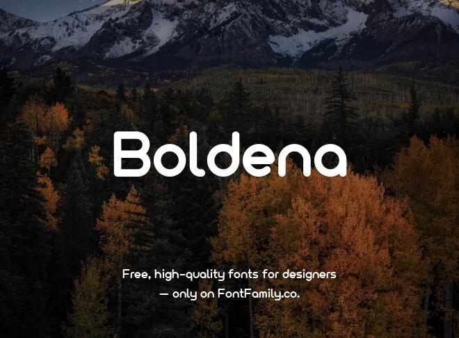 Boldena Font