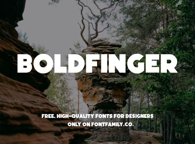 Boldfinger Font