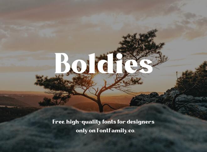 Boldies Font