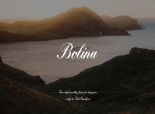Bolina Font