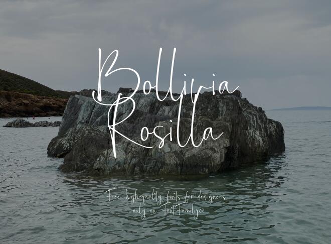 Bollivia Rosilla Font