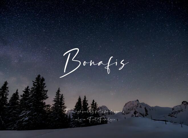 Bonafis Font