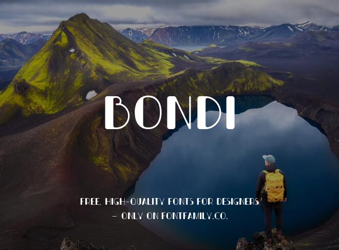 Bondi Font