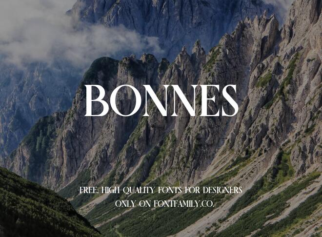 Bonnes Font
