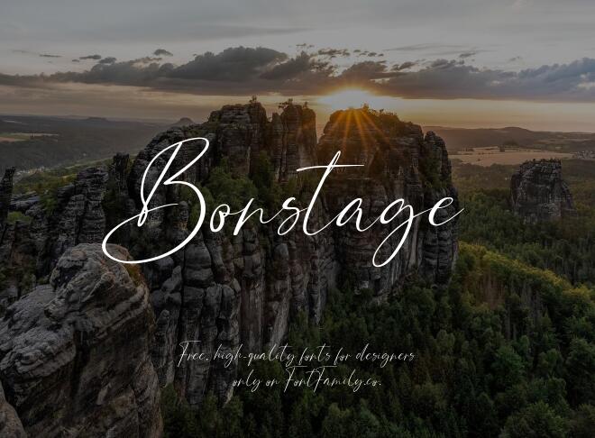 Bonstage Font