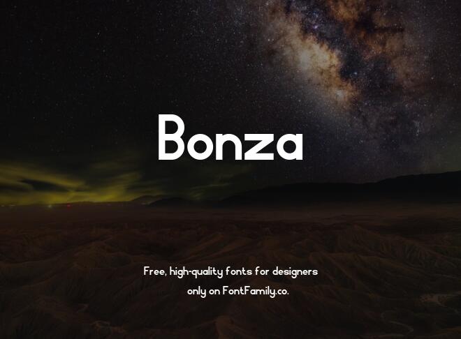 Bonza Font