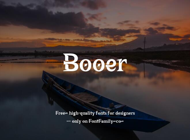 Booer Font