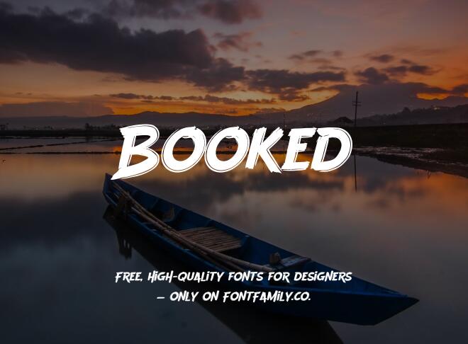 Booked Font