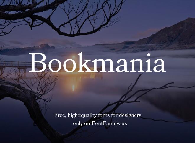 Bookmania Font