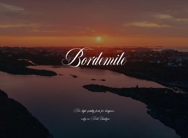 Bordemile Font