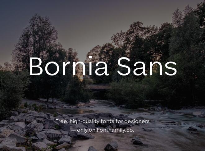 Bornia Sans Font