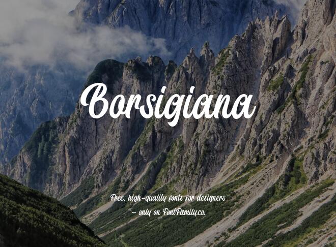 Borsigiana Font