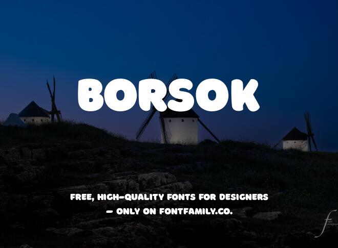Borsok Font