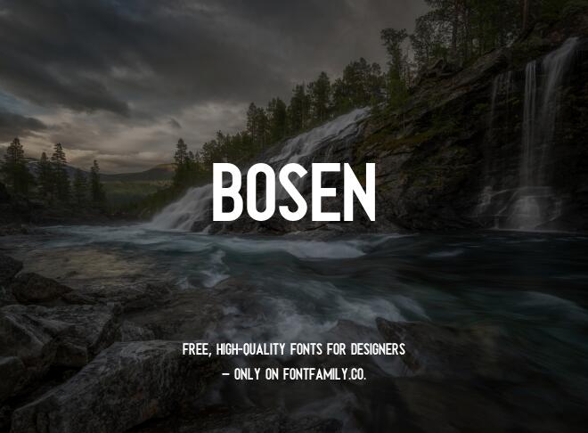 Bosen Font