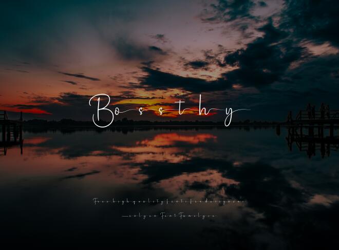 Bossthy Font