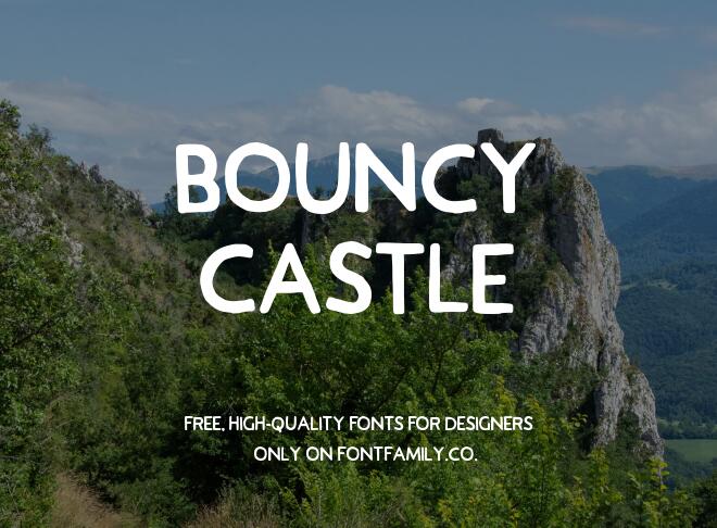 Bouncy Castle Font