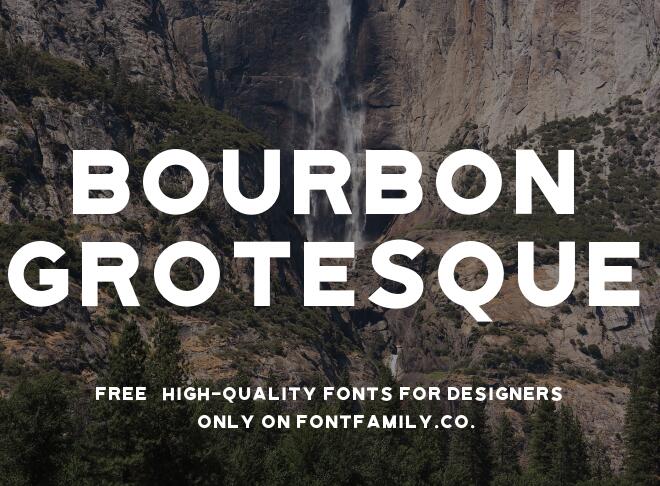 Bourbon Grotesque Font