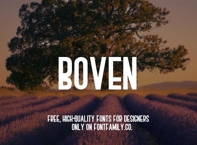 Boven Font