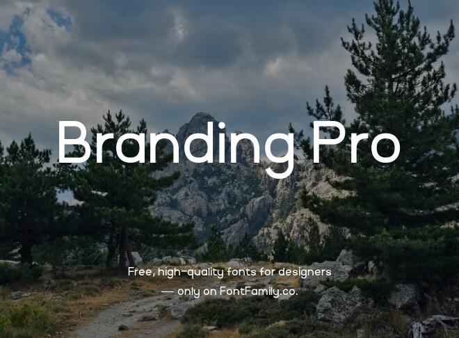 Branding Pro Font