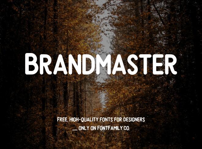 Brandmaster Font