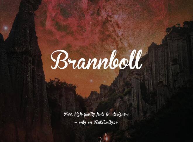 Brannboll Font