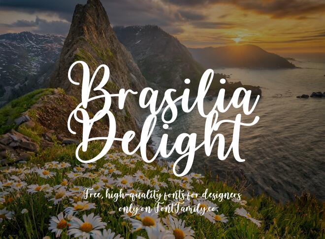 Brasilia Delight Font
