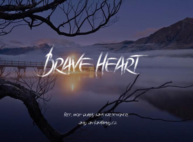 Brave Heart Font